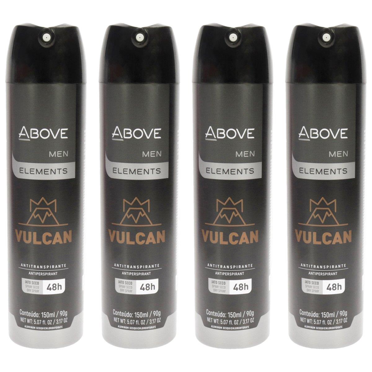 Above Above 3.17 oz 48 Hours Element Antiperspirant Deodorant for Men - Vulcan - Pack of 4,All Products : American Fashion Style Bags On Sale
