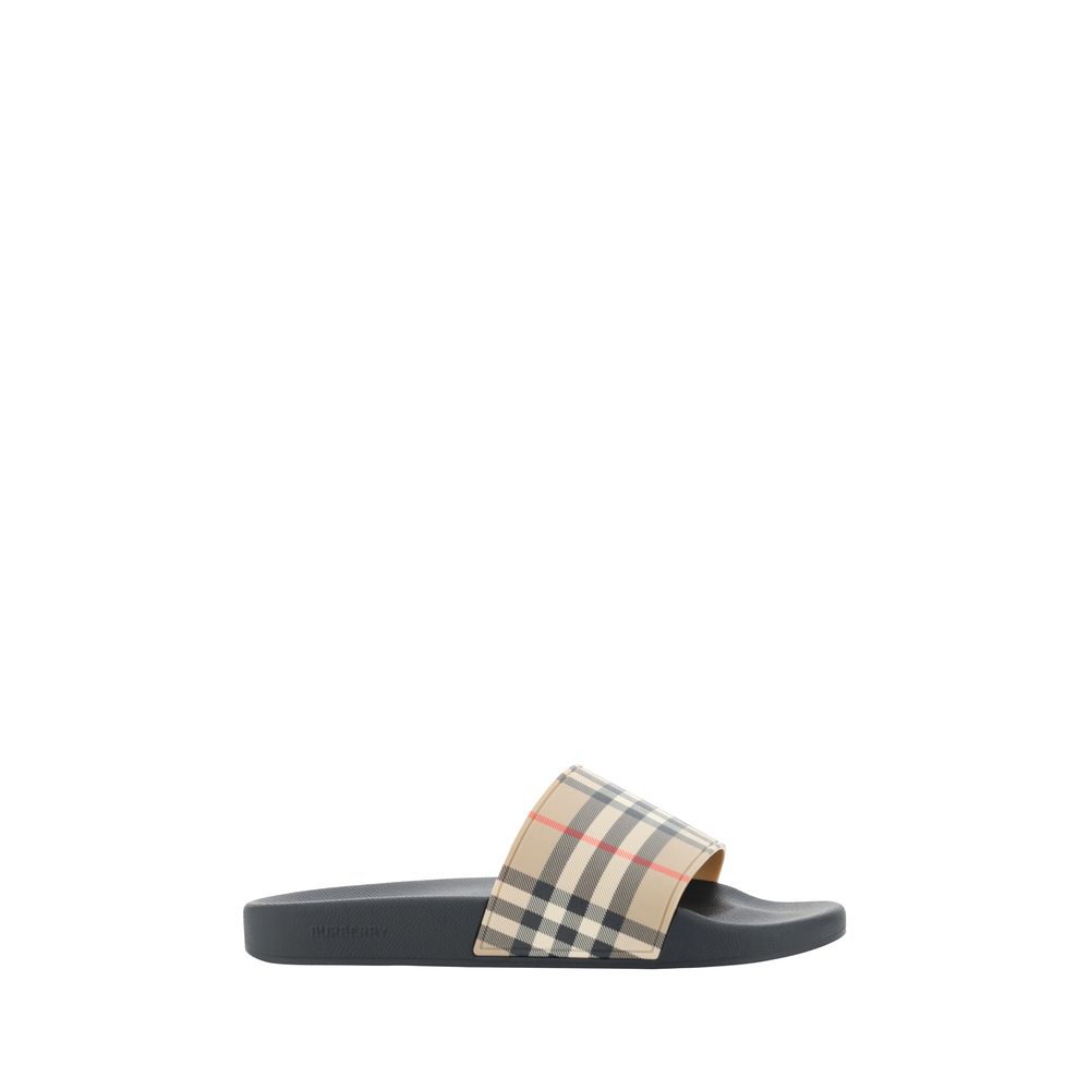 サンダル BURBERRY Men Sandals Black 8088566 Burberry Outlet: Sandals men - Black | Burberry sandals