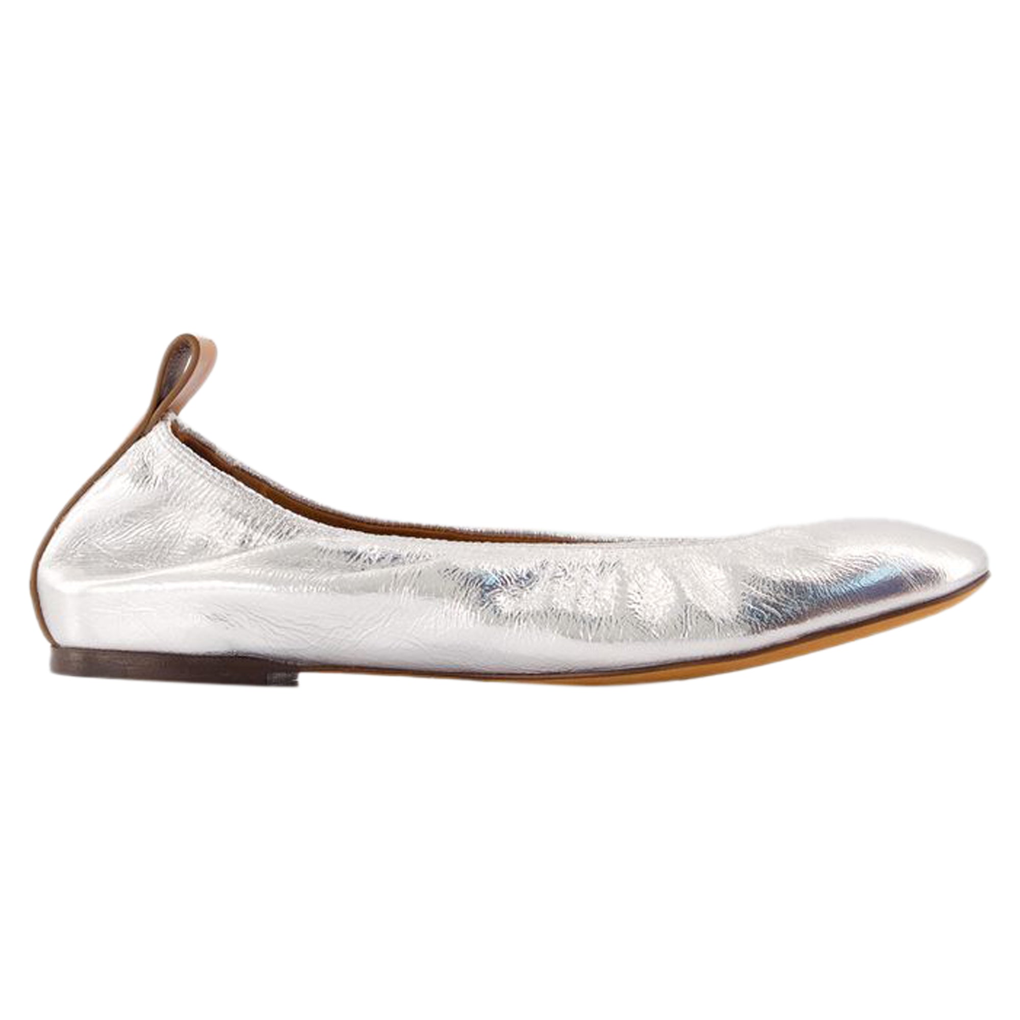 Lanvin Ballerinas - Lanvin - Leather - Silver,Specials : American Fashion Style Bags On Sale