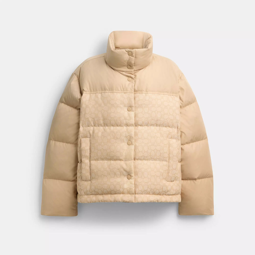 Coach Outlet Signature Down Jacket | ShopSimon