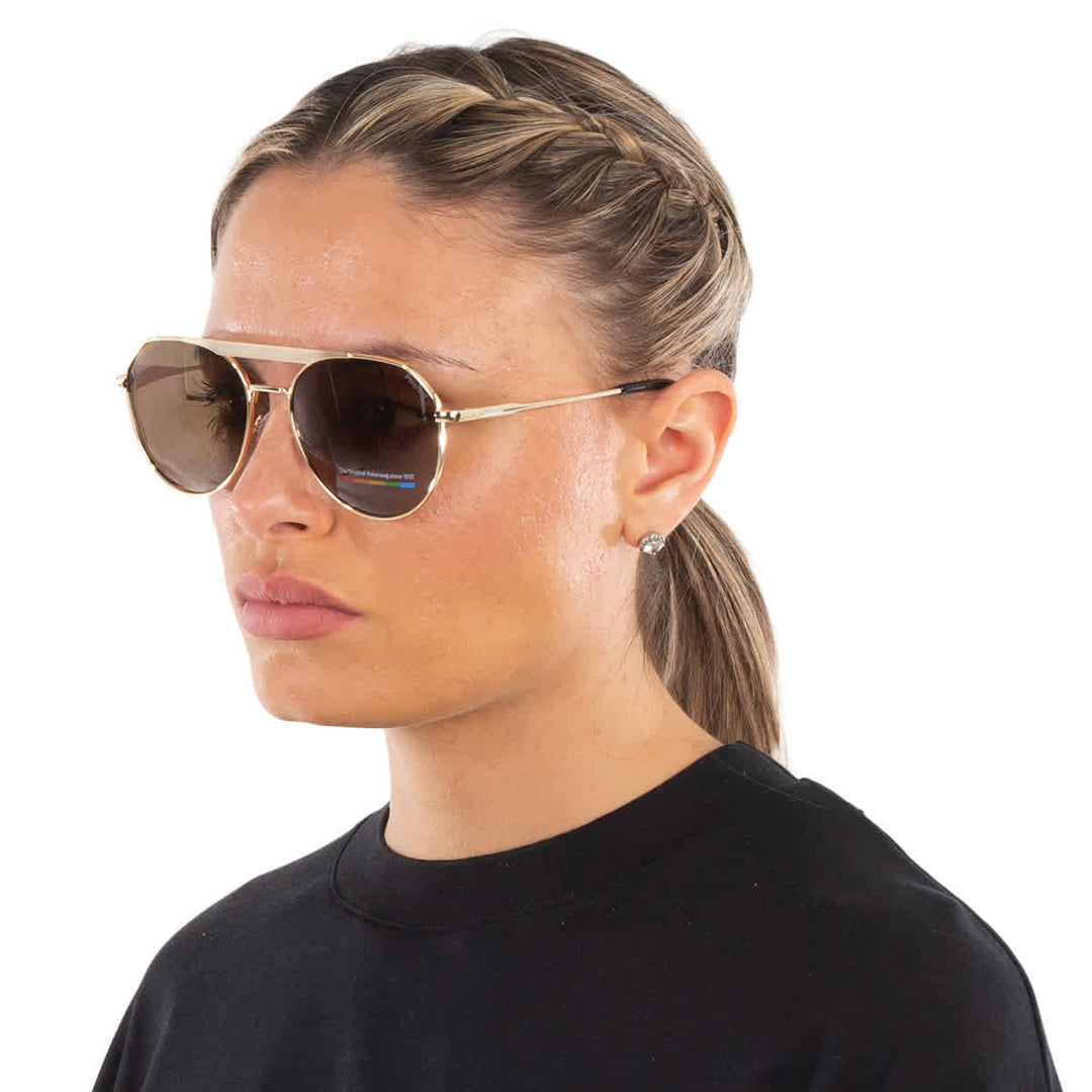 Polaroid Polarized Bronze Pilot Unisex Sunglasses Pld 6211/s/x
