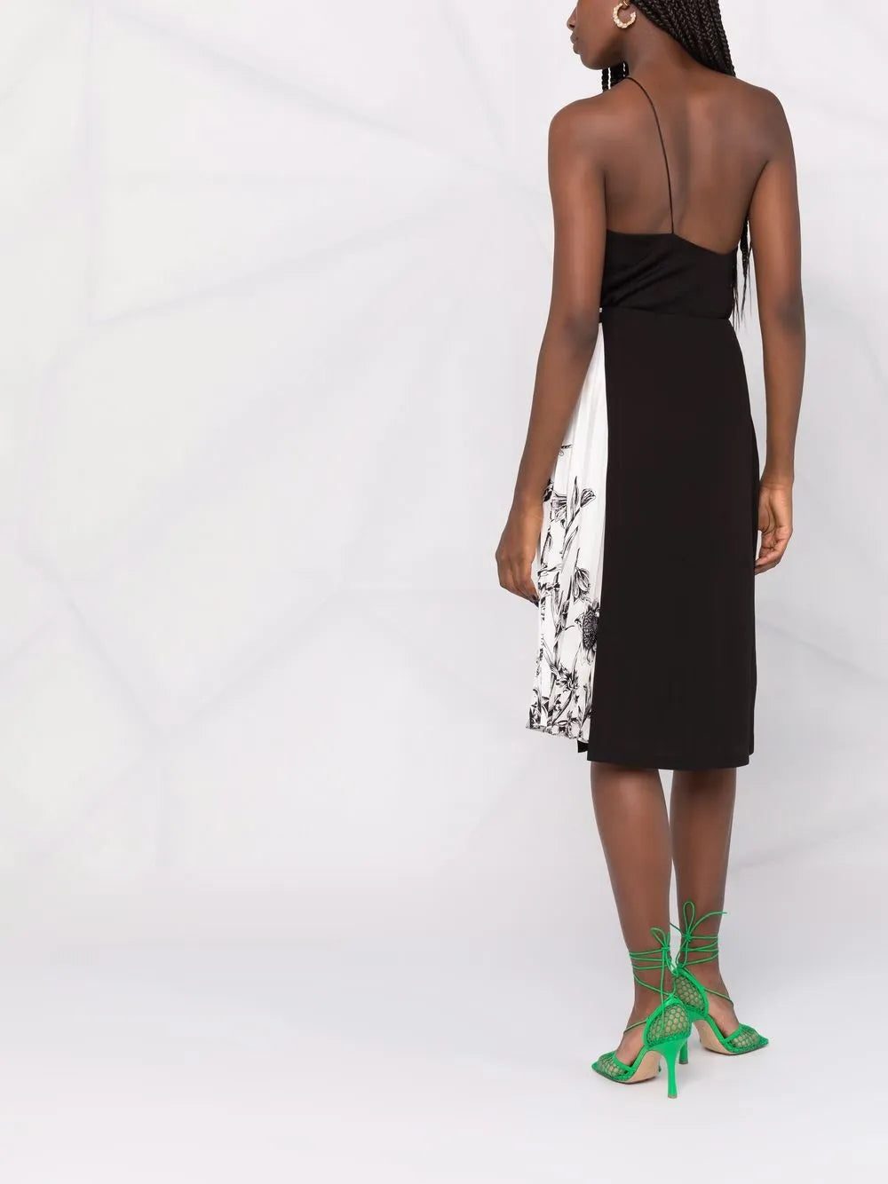Salvatore Ferragamo Ferragamo Pleated Silk Skirt | ShopSimon