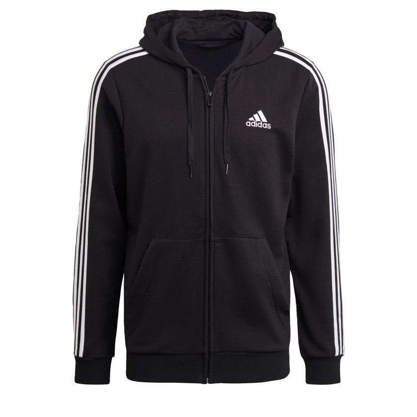 adidas Men's Essentials French Terry 3-stripes Full-zip