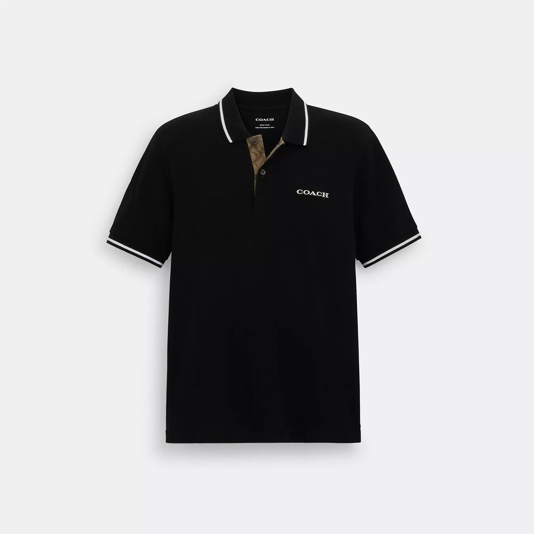 Mens coach signature polo sold SZ XS