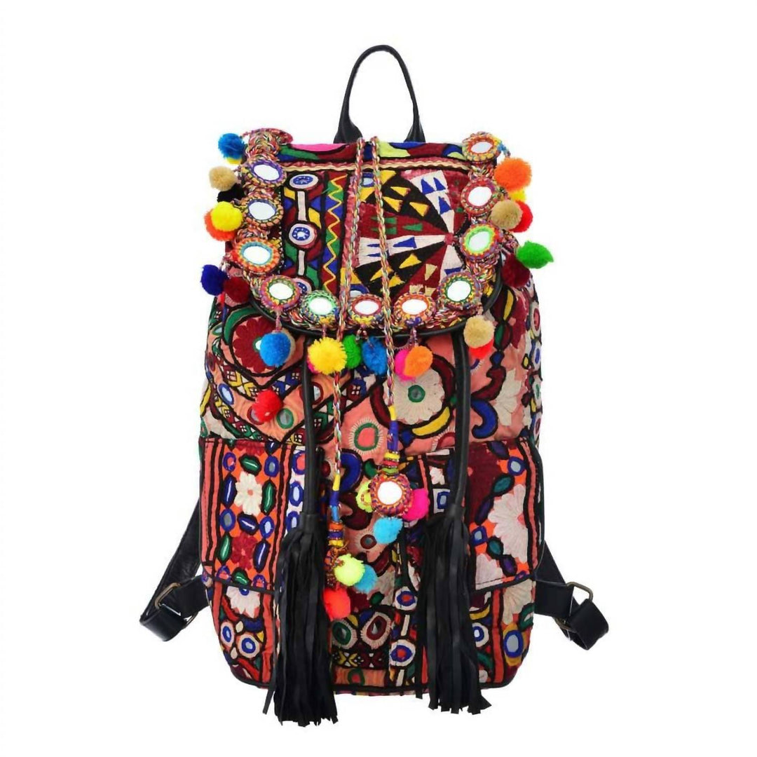 Guadalupe Design Nairobi Banjara Backpack In Multicolor  display picture 1