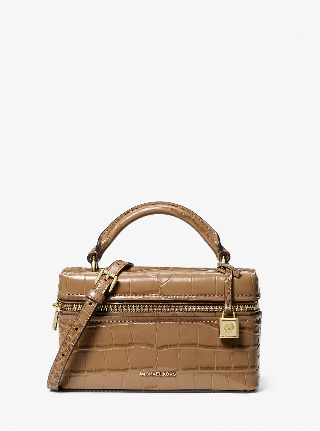 Michael Kors Jana Extra-Small Crocodile Embossed Leather