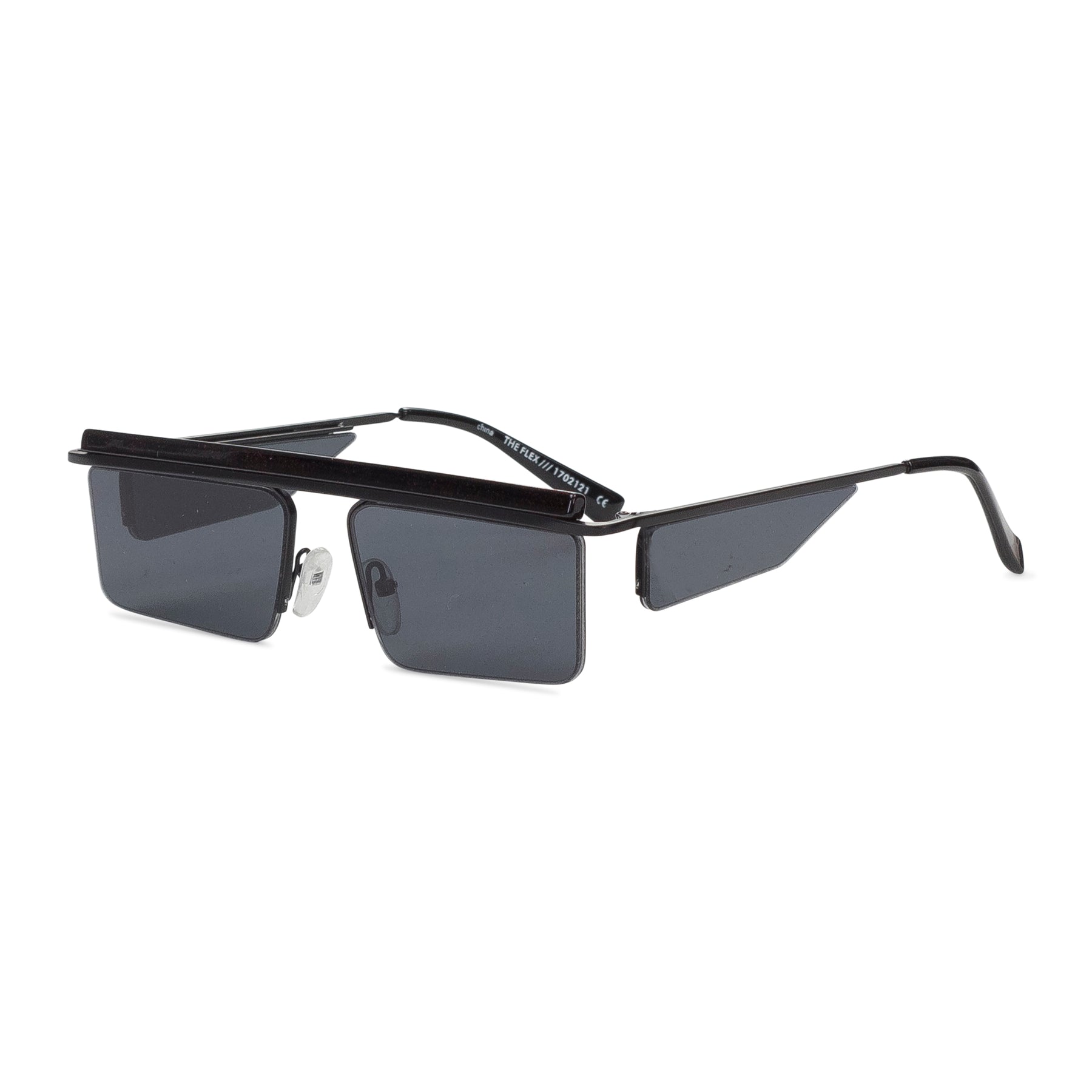 Selmae Adam Selman x Le Specs BLACK THE FLEX SUNGLASSES | ShopSimon