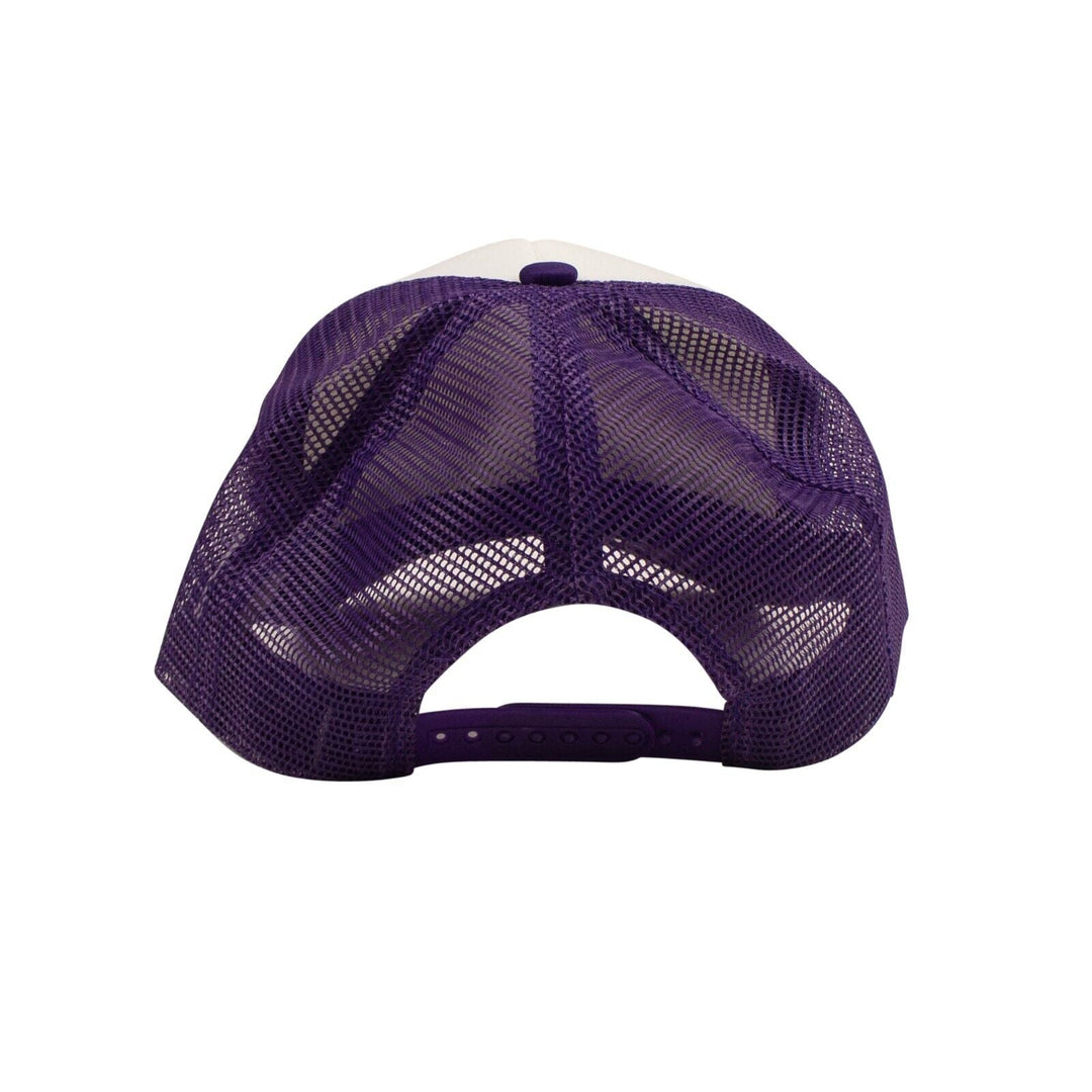 Sicko Purple & White Working Like A Trucker Hat | ShopSimon