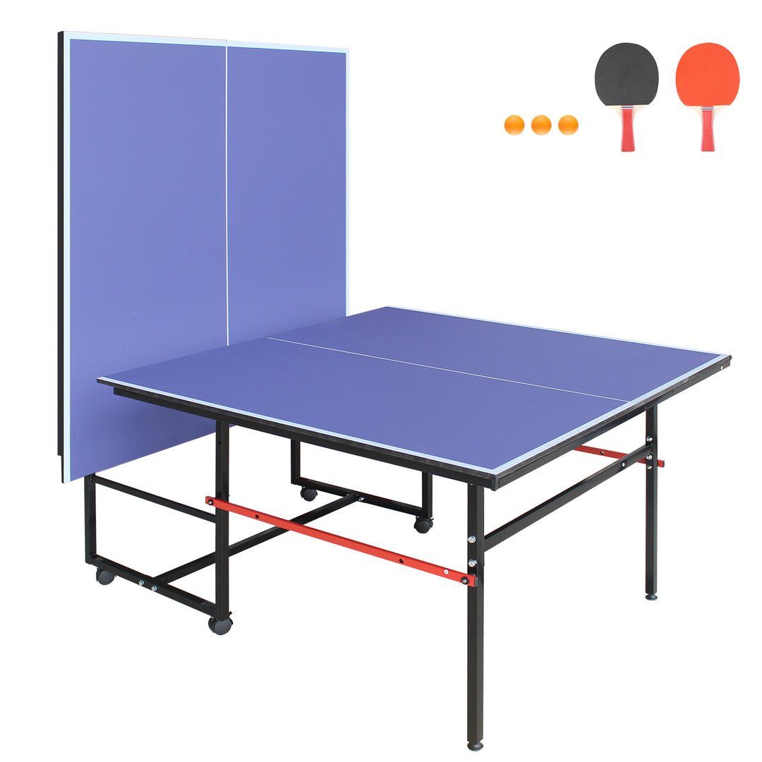 Table De Ping-pong Portable Pliante Kansas State University - Avec Accessoires, Neuve