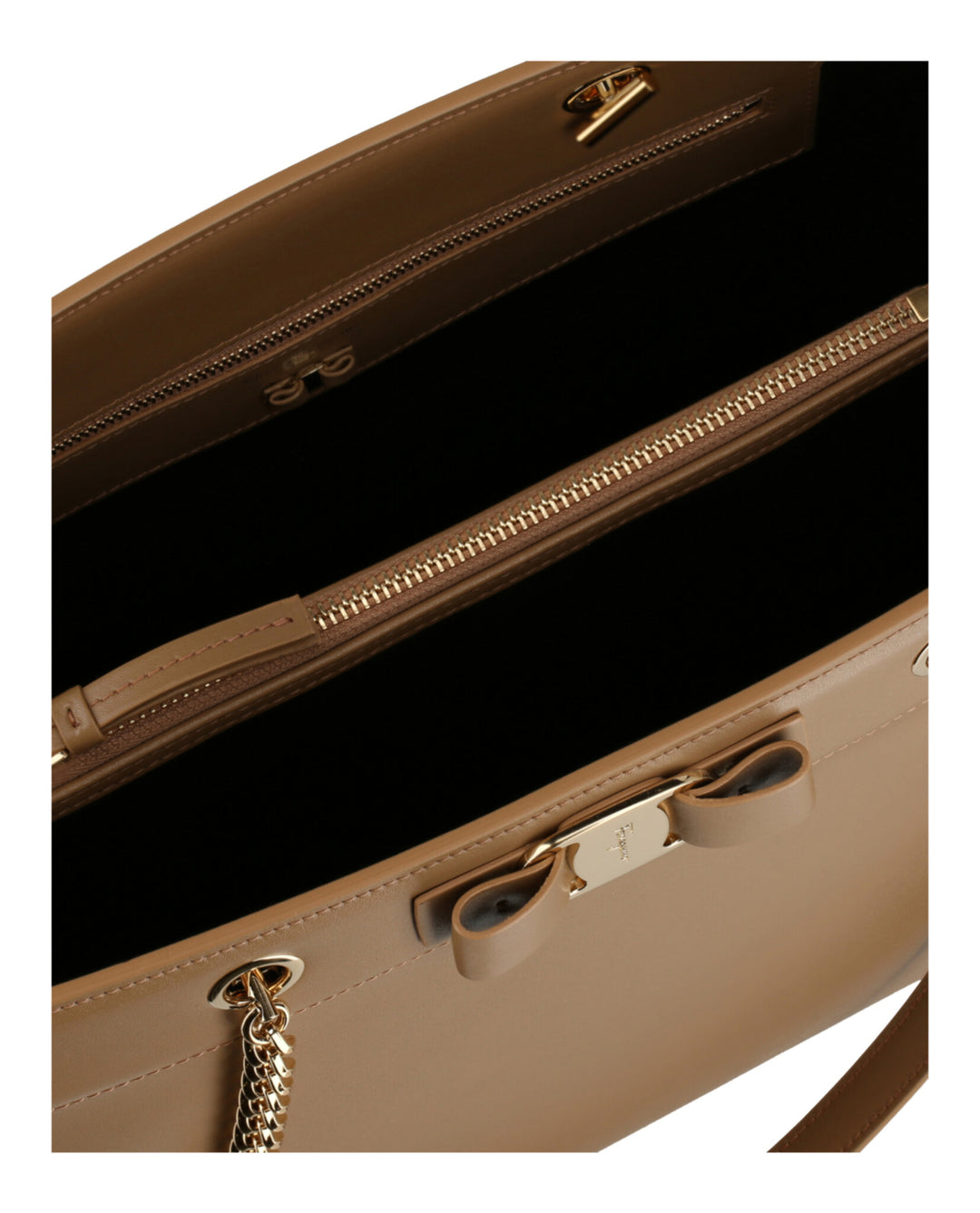 Salvatore Ferragamo Vara Bow Smooth Leather Shoulder Bag