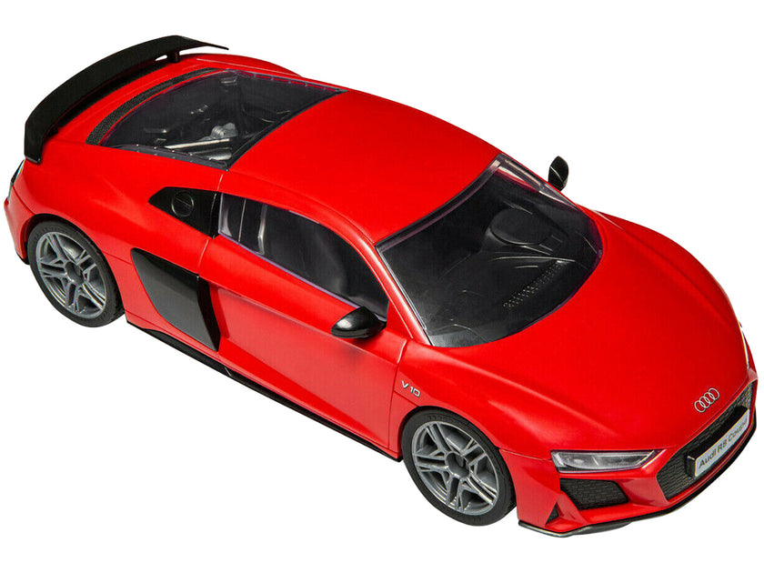 Airfix Quickbuild Skill 1 Model Kit Audi R8 Coupe Red Snap Together ...