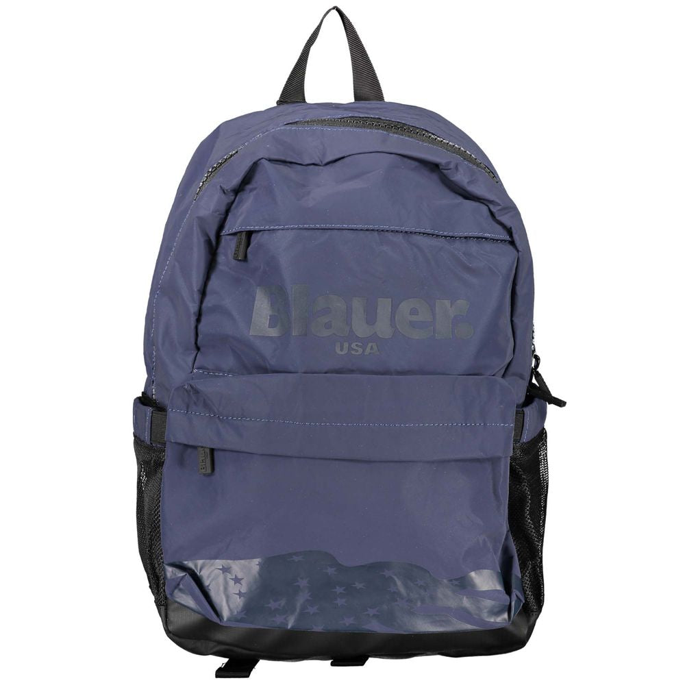 Blauer Polyester Men's Backpack ShopSimon