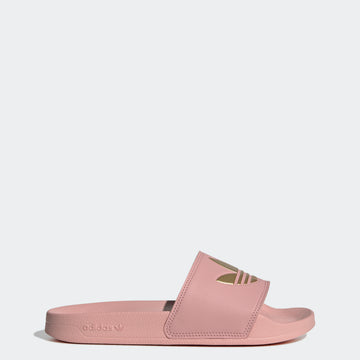 Adidas Men's Adilette Lite Slides (Wonder Mauve / Wonder Mauve / Matte Gold)