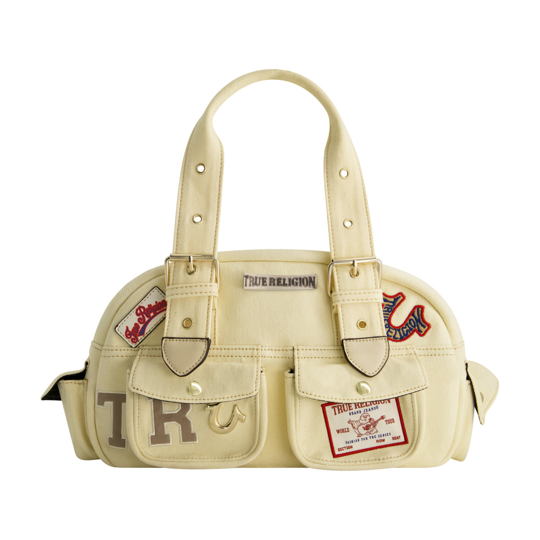 True Religion Multi Patch Satchel | ShopSimon