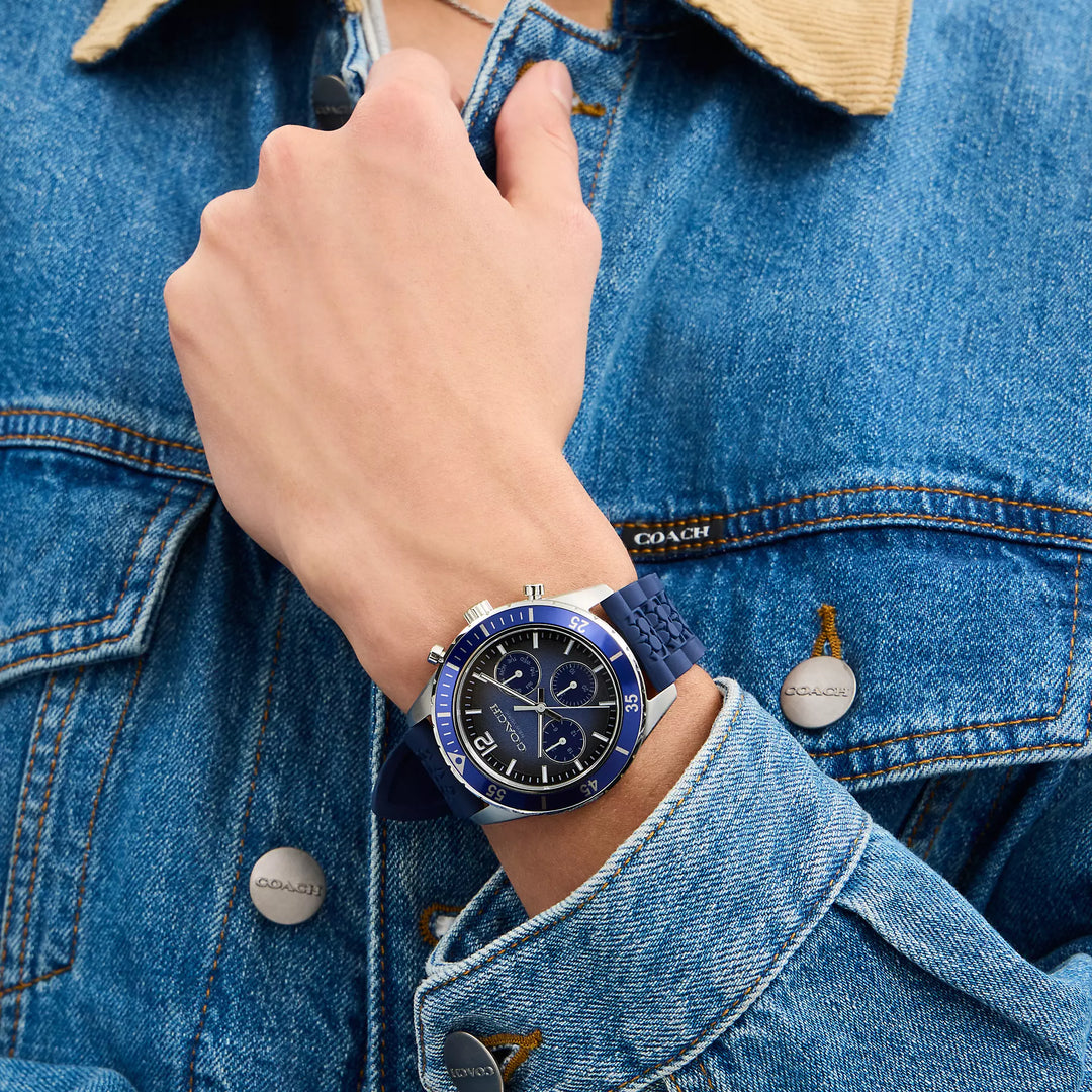 Coach Outlet Cole Watch, 44 Mm | ShopSimon