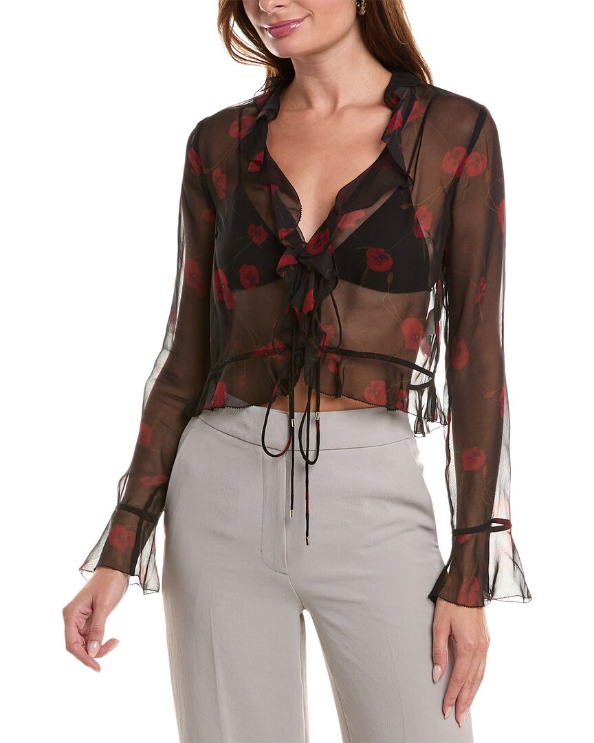 Nicholas newest Asymmetrical Lace Blouse Top 6