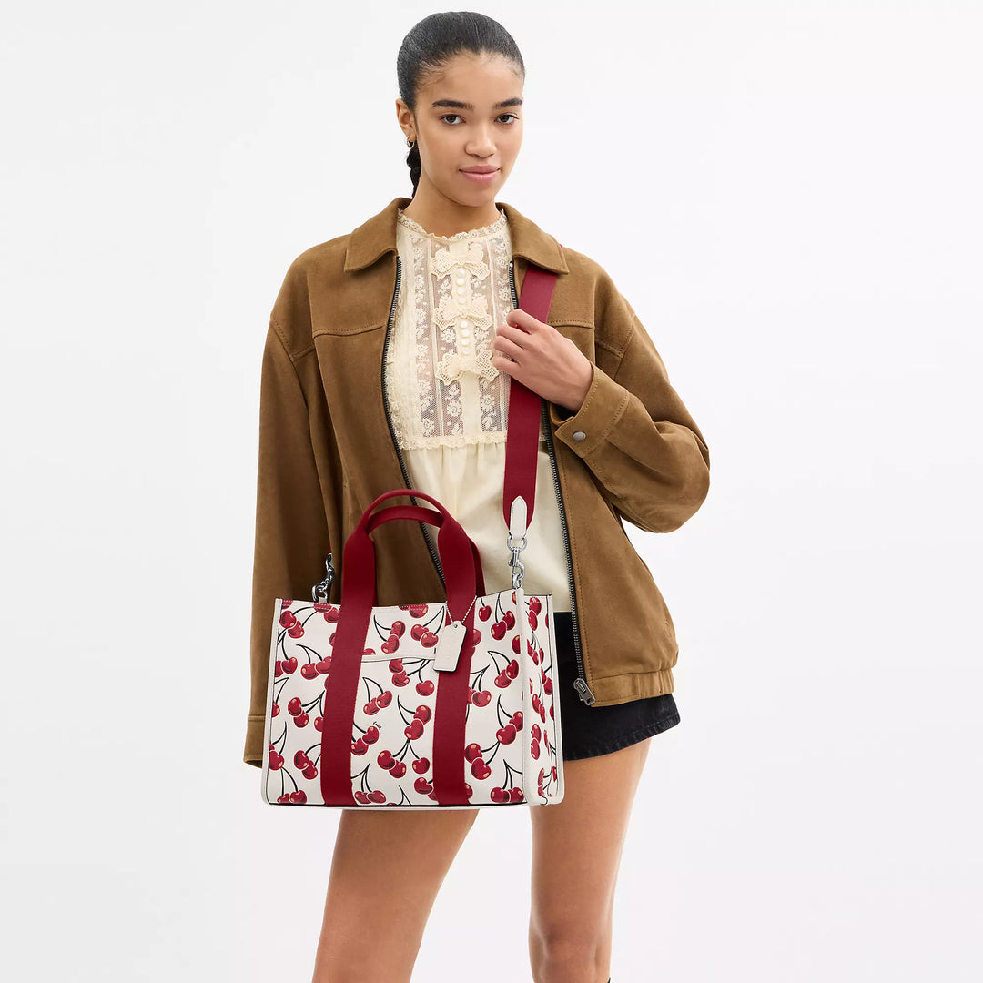 Coach Outlet Smith Tote Bag With Cherry Print | ShopSimon