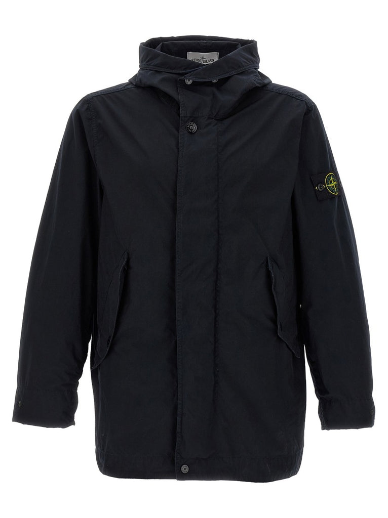 【関税込み】STONE  LIGHT COMPACT TOUCH POLY-TC' PARKA Stone Island Light Compact Touch Poly-TC Parka Military