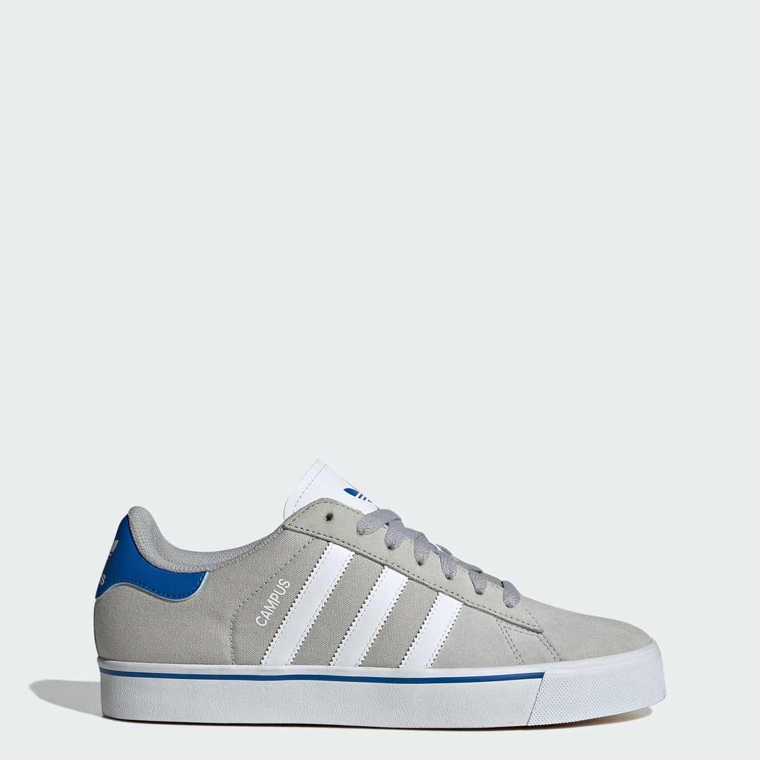 Adidas Men\'s Campus Vulc Grey Blue White Soccer Skate Shoes White Sizes NIB Adidas Men main image 3