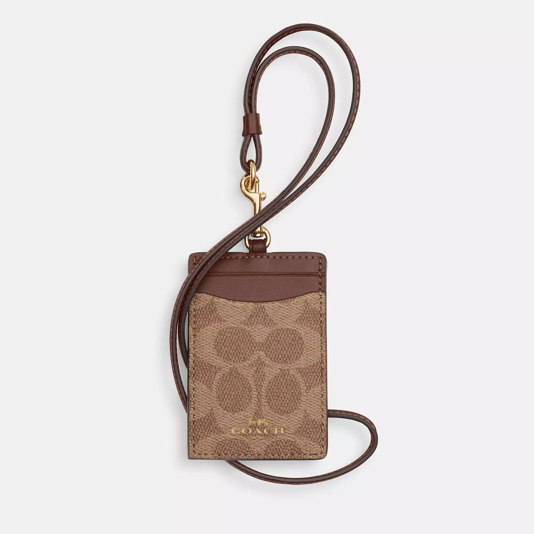 Coach Outlet Id Lanyard In Signaure Canvas | ShopSimon