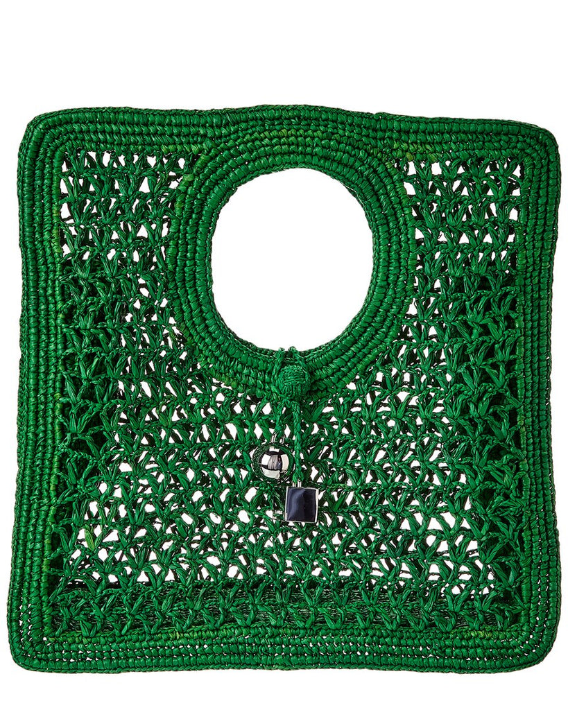 【JACQUEMUS】 Spiaggia Small raffia tote bag Spiaggia Small raffia tote bag in neutrals - Jacquemus