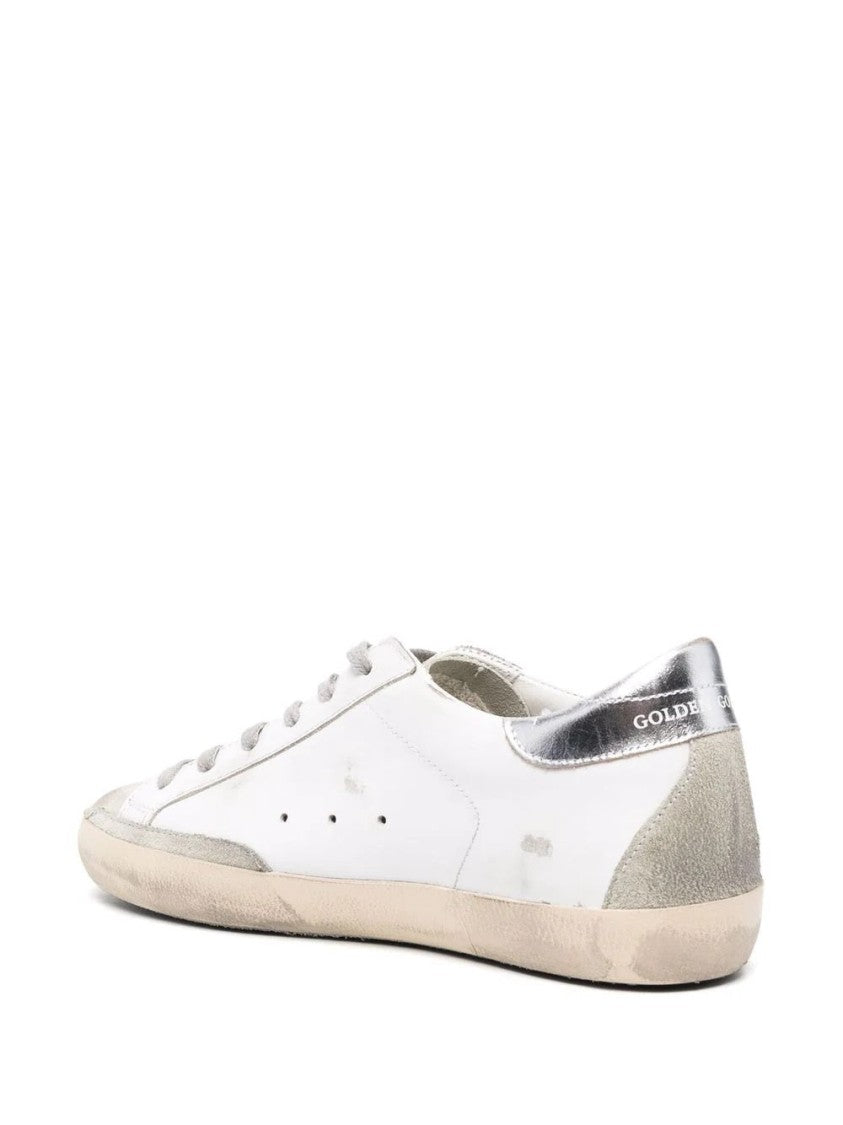 関税送料込Golden Super Star Sneakers Golden Goose Women's Super-Star sneakers with gold sparkle