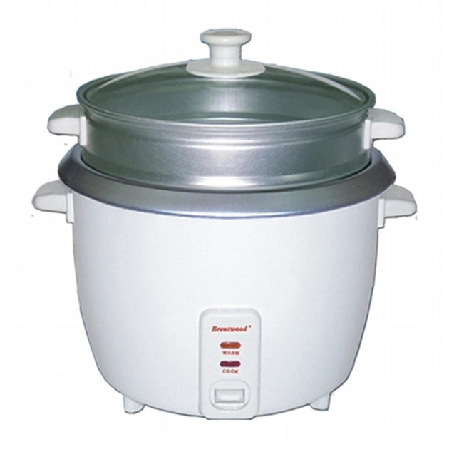 Brentwood Ts-480s 15 Cup - 2.5 Liter - Rice Cooker With Steamer - White ...