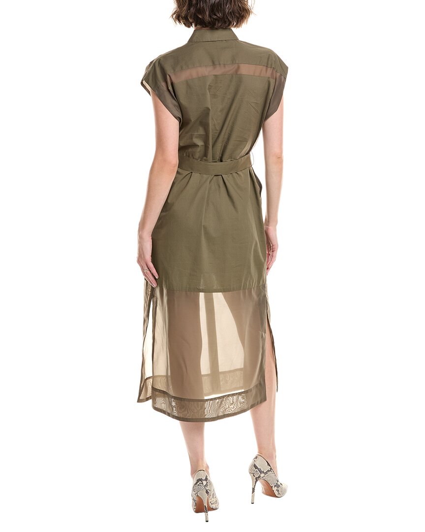 green emerald velvet dress rag & bone Vicky Midi Dress