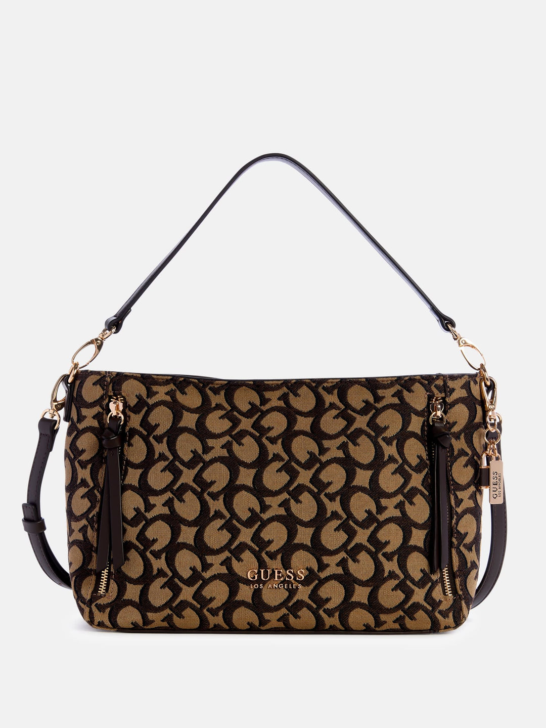 Guess Factory Aurore Logo Top Zip Crossbody | ShopSimon