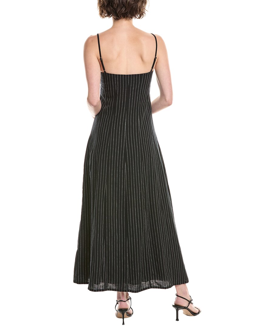 rag and bone dresses rag & bone Bianca Striped Linen-blend Maxi Dress