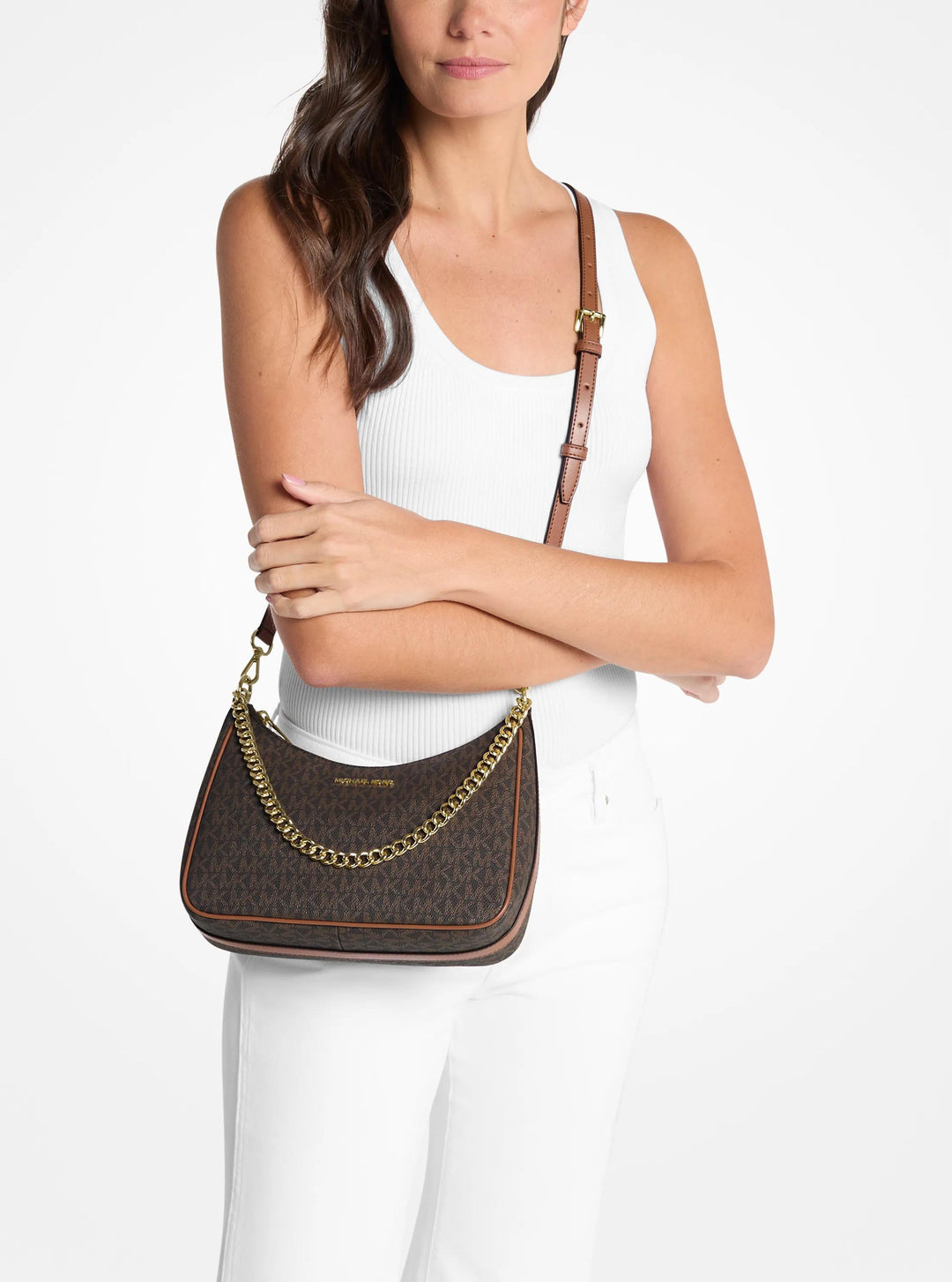 Michael Kors Outlet Jet Set Travel Large Signature Logo