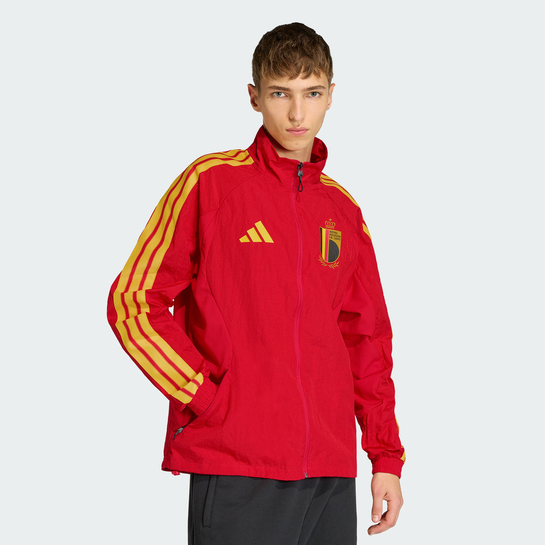 adidas Men's Belgium Home Anthem Jacket | ShopSimon