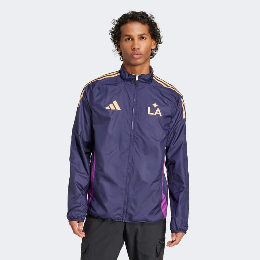adidas Men's La Galaxy Reversible Anthem Jacket | ShopSimon