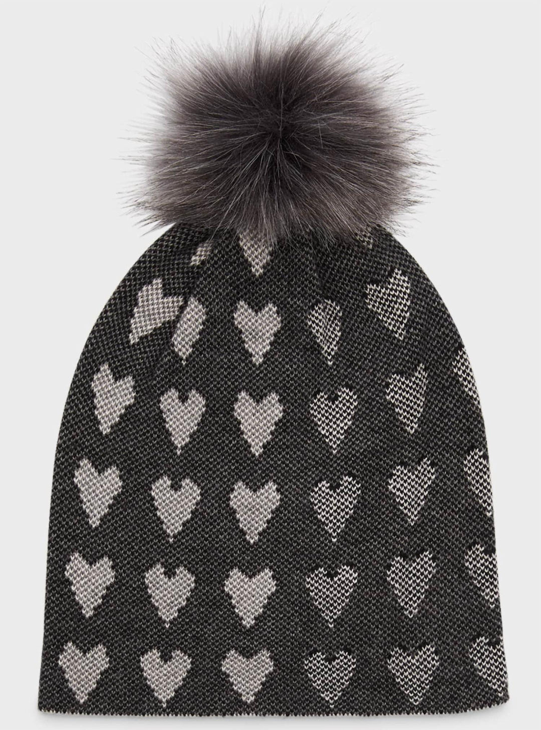 LISA TODD Love Lines Beanie In Black Combo | ShopSimon display picture 1
