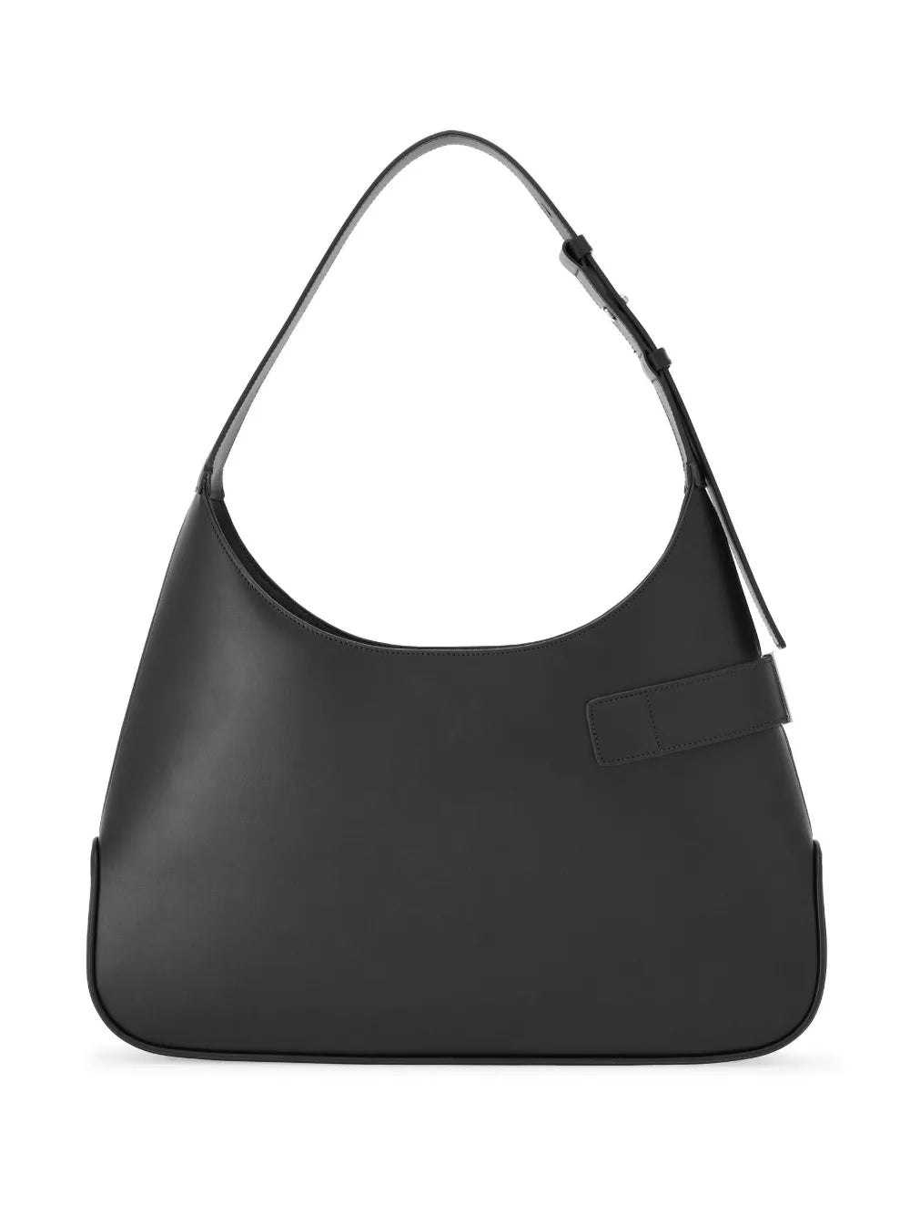バッグ Ferragamo Gancini Leather Hobo Bag Black Salvatore Ferragamo Ferragamo Hobo Gancini-Buckle Shoulder Bag