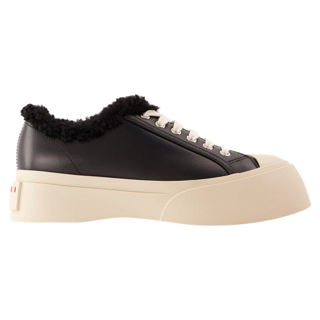 Marni Lace Pablo Sneakers - - Leather - Black | ShopSimon