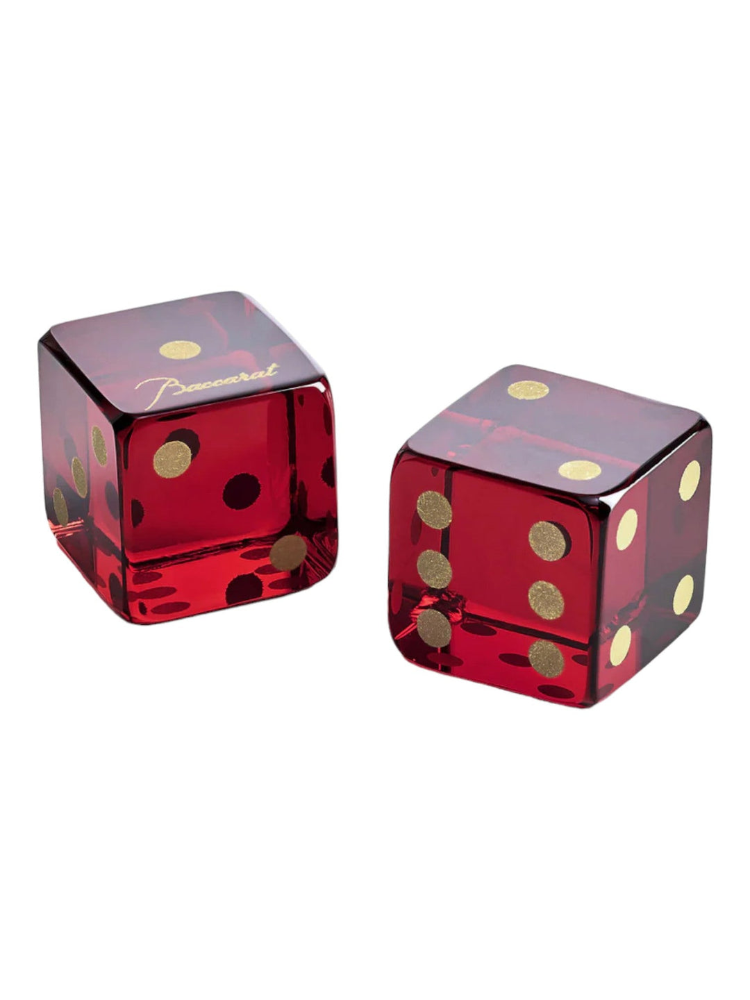 Baccarat 2813755 Crystal Jeux Dice To Play - Set Of 5 Figurine