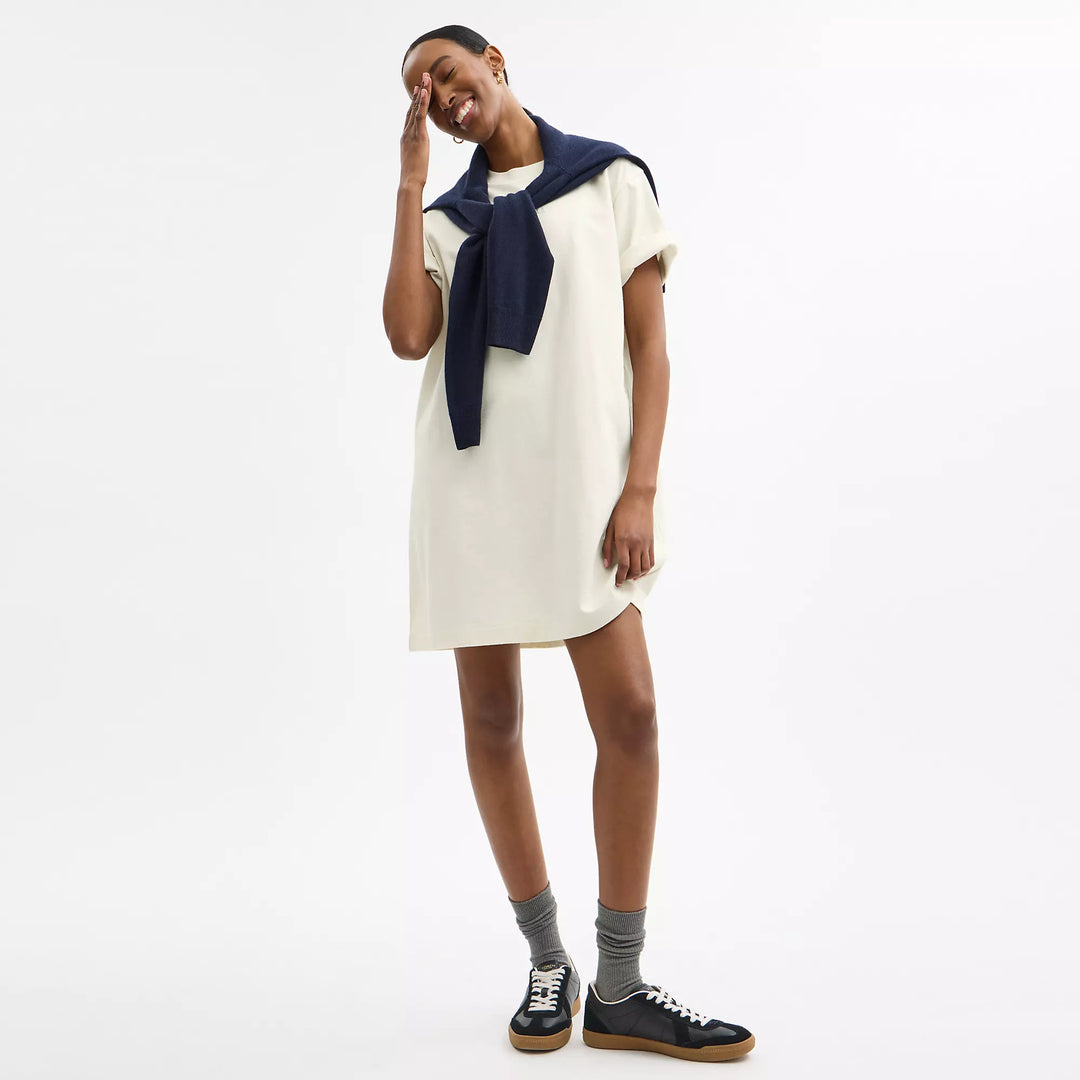 Coach Outlet New York T Shirt Dress In Organic Cotton