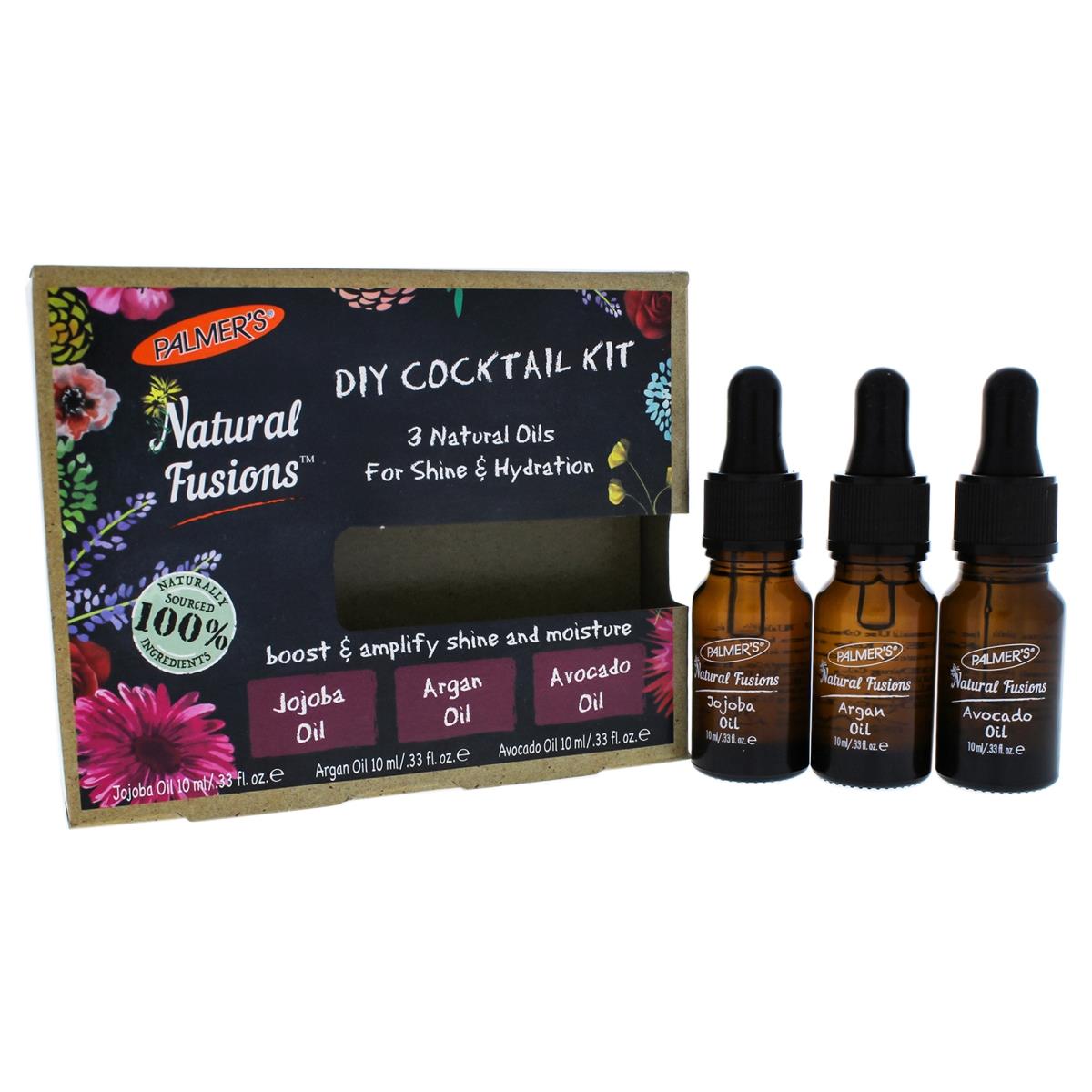 Palmers Palmers Natural Fusions Shine & Hydration DIY Cocktail Kit Jojoba Oil Argan Oil Avocado Oil for Unisex - 3 x 0.33 oz,Specials : American Fashion Style Bags On Sale
