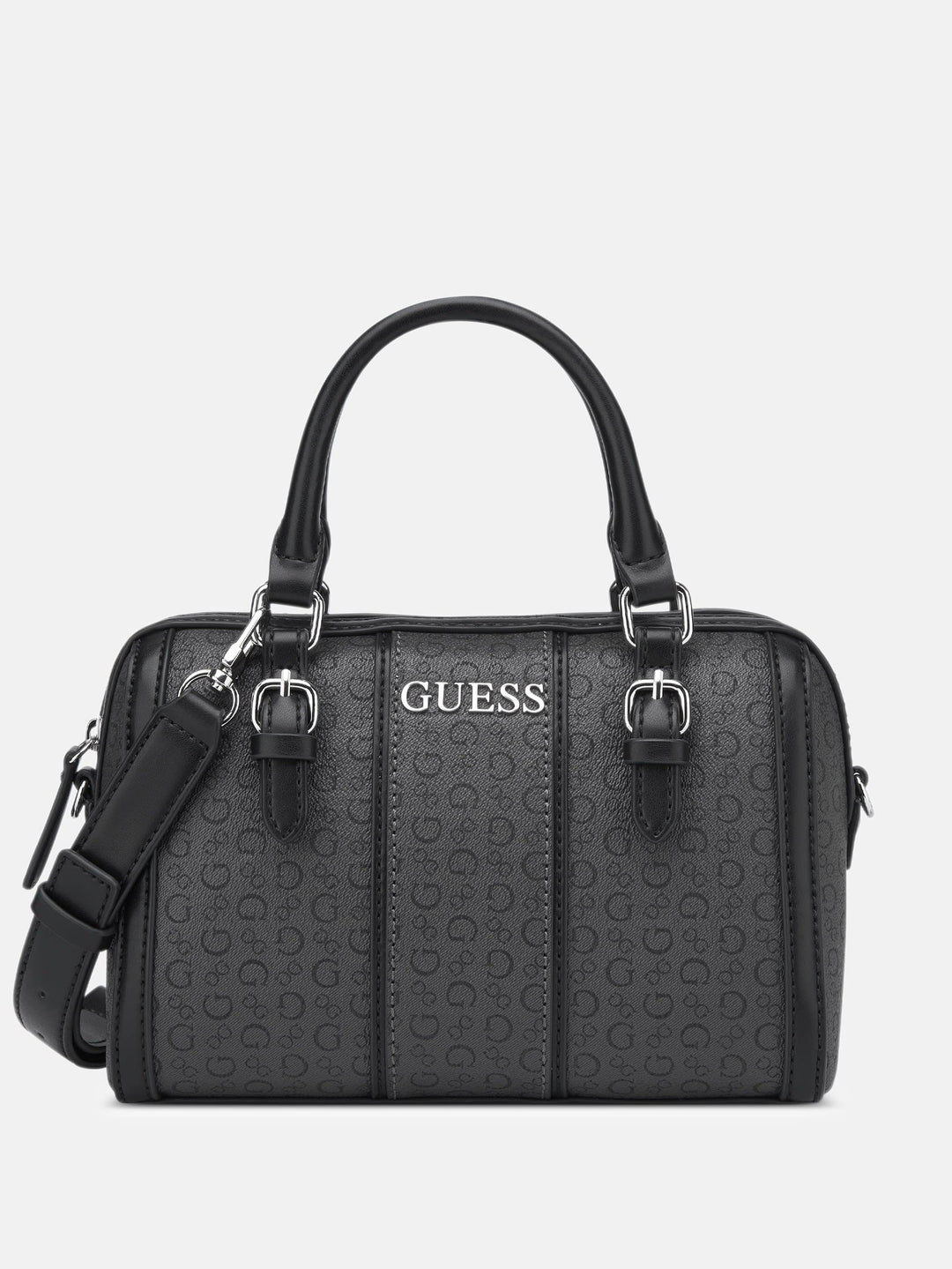 GUESSバッグ Guess Factory Radleigh Logo Box Satchel | ShopSimon