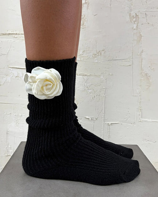 STEMS Rose Wool Socks | ShopSimon