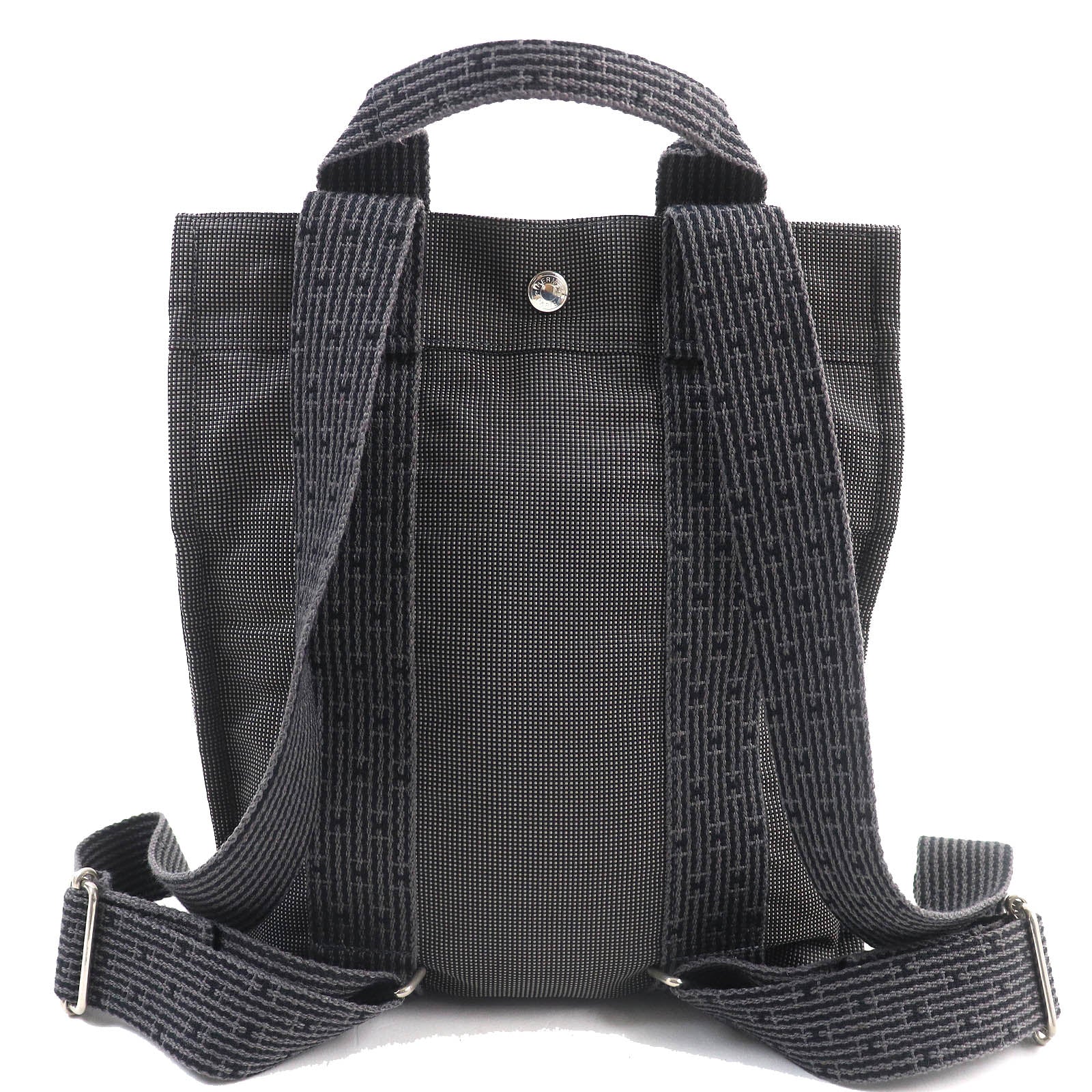 Hermès Hermes Her Line PM Canvas Backpack Gray | ShopSimon display picture 2