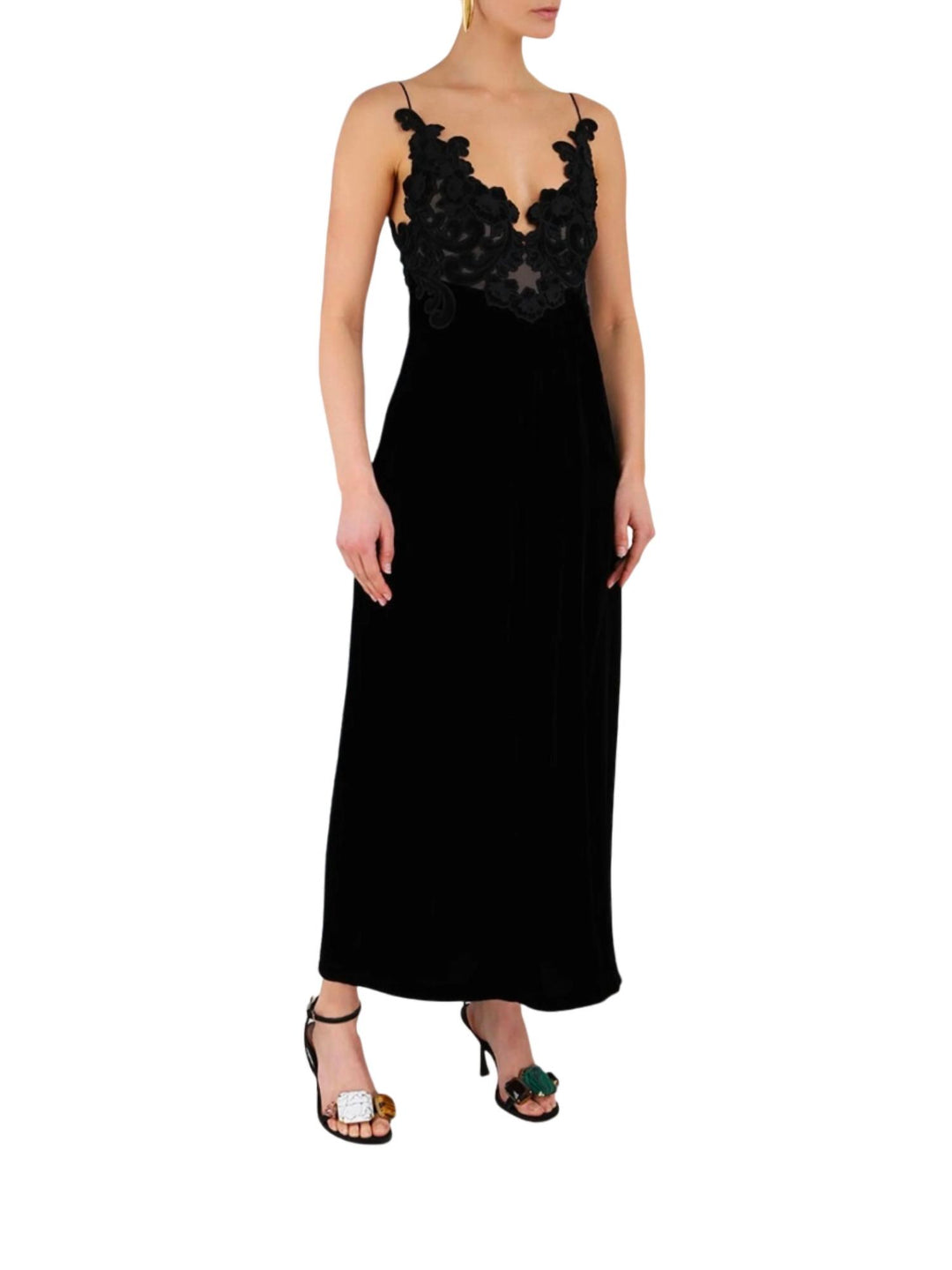 zimmermann black velvet dress Zimmermann Illustration Velvet Mini Dress Black/Silver