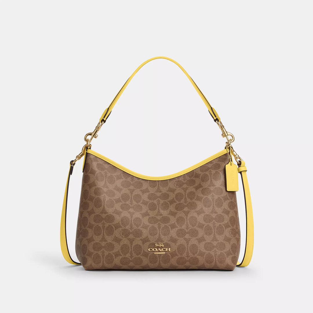 Coach Outlet Laurel Shoulder Bag In Signature Canvas | ShopSimon