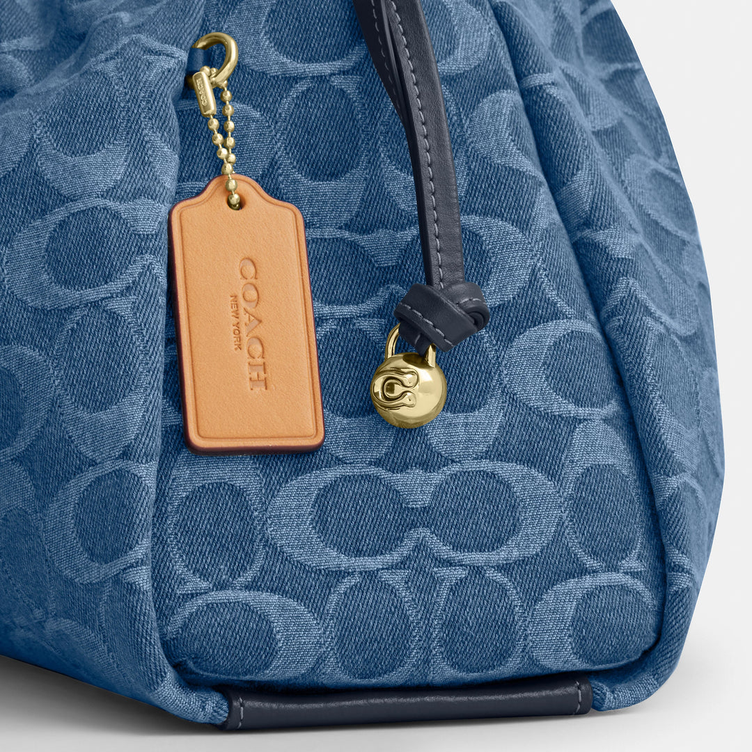 Coach Outlet Faye Large Shoulder Bag In Signature Denim | ShopSimon
