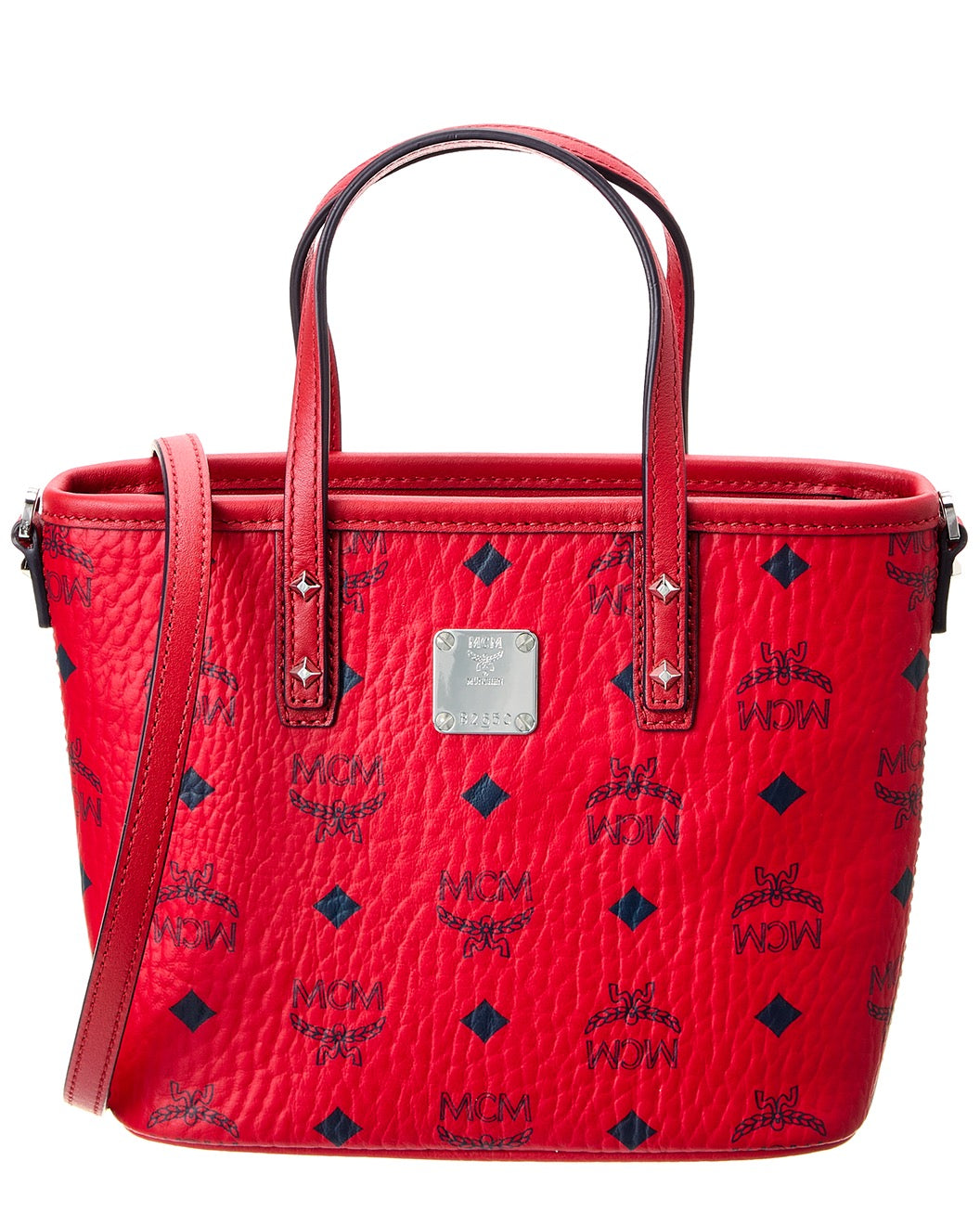 【MCM】 Mini Aren Visetos Tote Bag mcm-mini-aren-tote-bag-in-