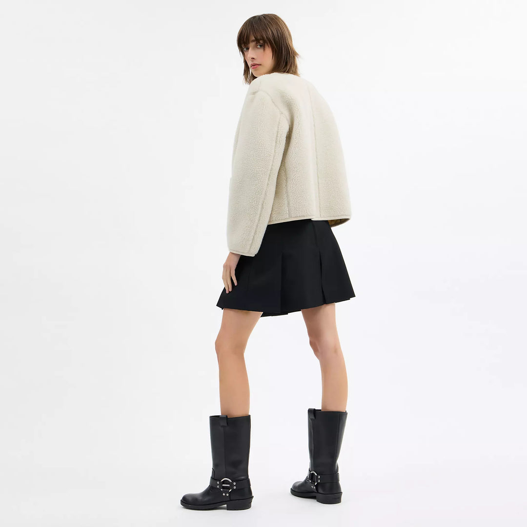 Coach Outlet Short Sherpa Cardi Jacket | ShopSimon