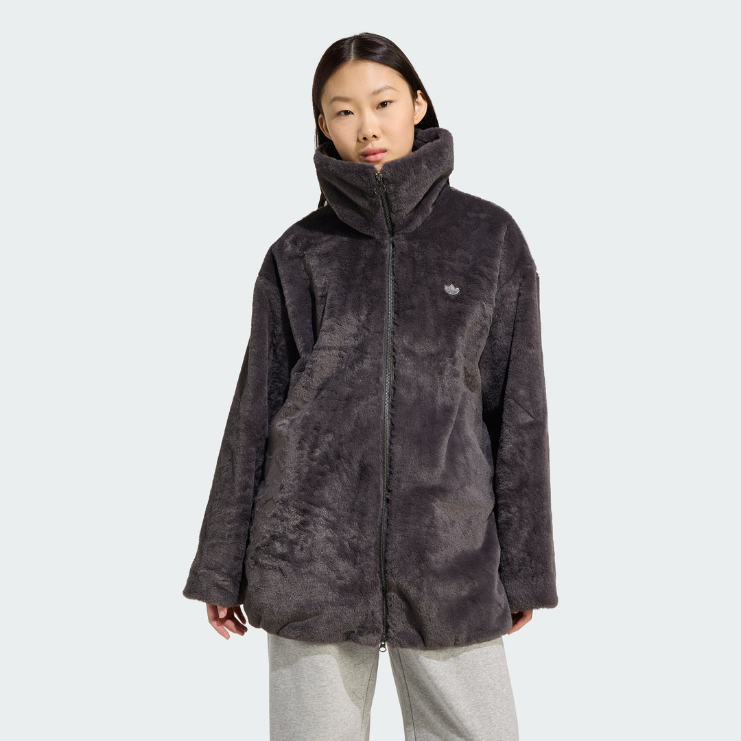adidas Women's Fur Jacket | ShopSimon