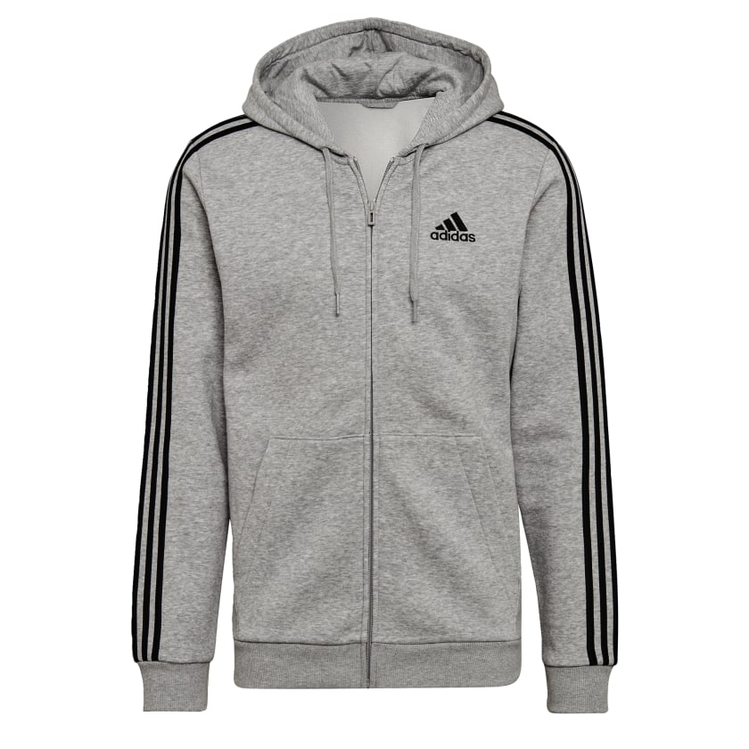 【Adidas コリア】 Essentials Fleece 3-Stripes Sweatshirt adidas Men's Essentials Fleece 3-Stripes 1/4 Zip, Black