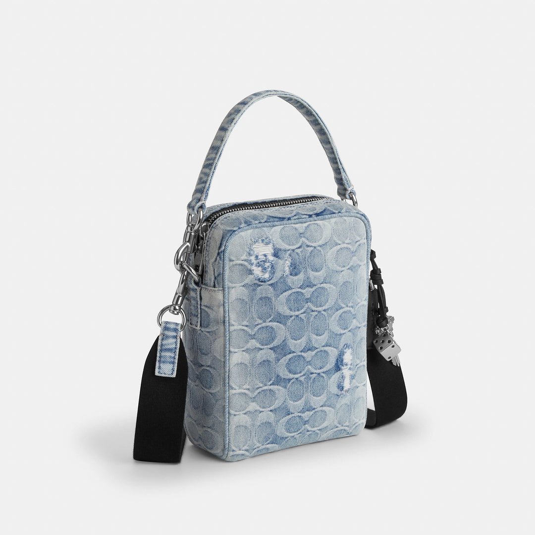 Coach Outlet Tristan Crossbody Bag 14 In Loved Signature Denim